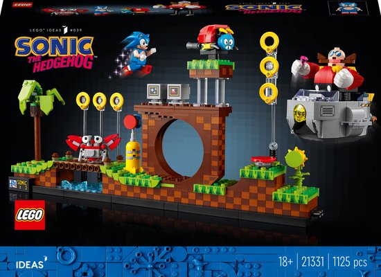 LEGO Ideas - Sonic the Hedgehog - Green Hill Zone constructiespeelgoed 21331