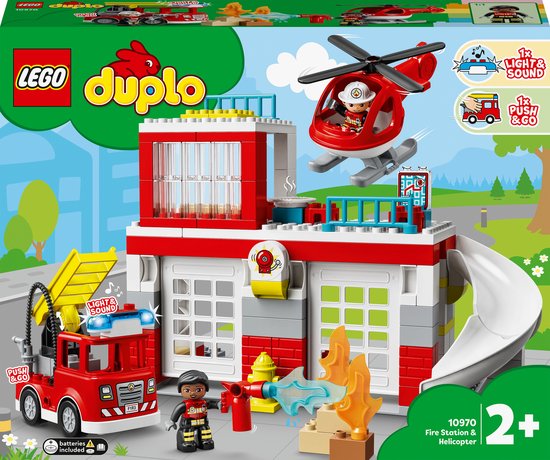 LEGO Duplo 10970 Brandweerkazerne en Helikopter