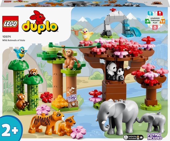 LEGO DUPLO - Wilde dieren van Azië constructiespeelgoed 10974