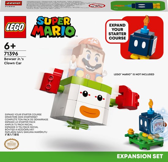 LEGO® Super Mario™ 71396 Uitbreidingsset: Bowser Jr.'s Clown-capsule