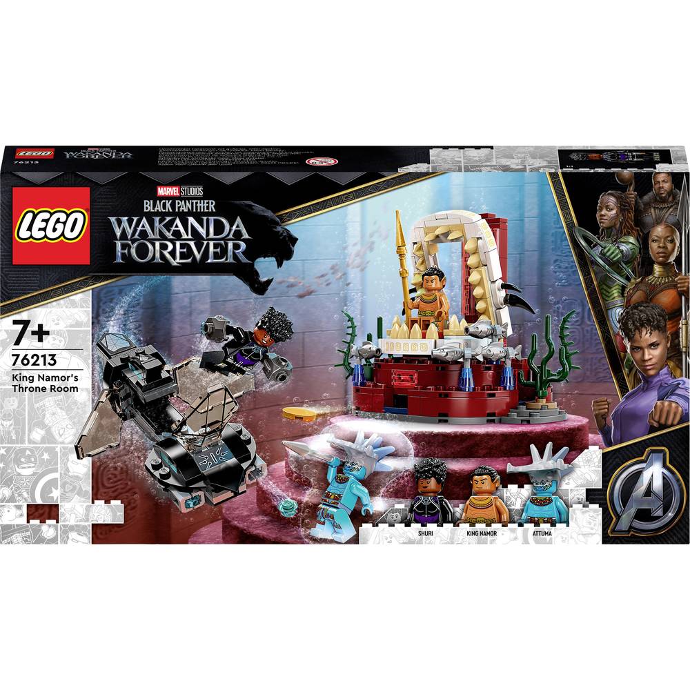 LEGO Marvel - Koning Namor’s troonzaal constructiespeelgoed 76213