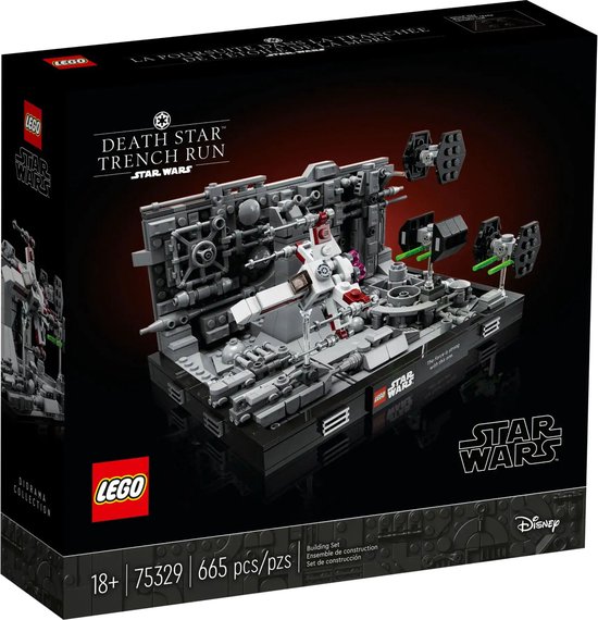 Death Star™ Trench Run diorama 75329 LEGO® Star Wars™
