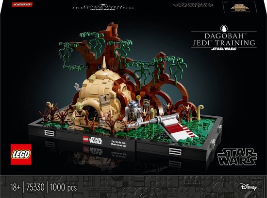 LEGO® Star Wars™ 75330 Jedi™ training op Dagobah™ diorama