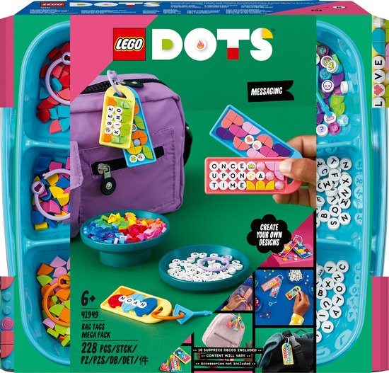 LEGO® DOTS 41949 Taslabels megapack - berichten