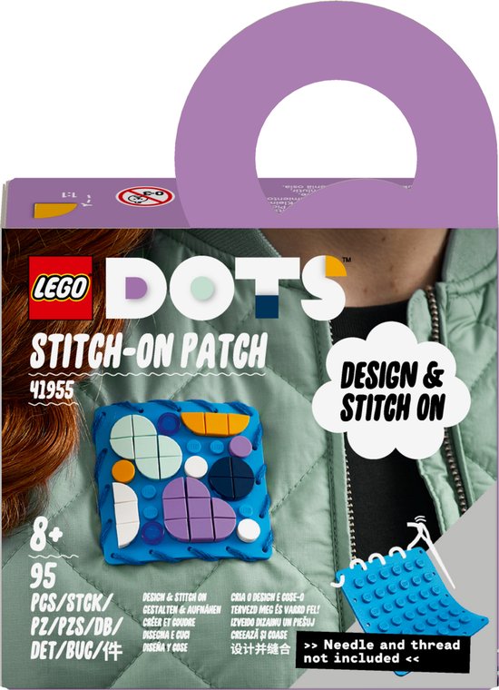 LEGO DOTS - Stitch-on patch constructiespeelgoed 41955