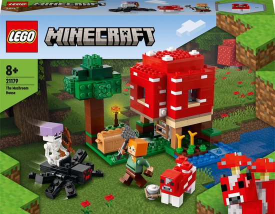 LEGO Minecraft - Het Paddenstoelenhuis constructiespeelgoed 21179