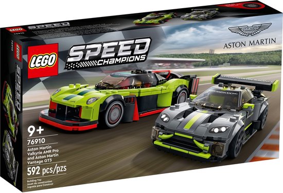 LEGO® Speed Champions 76910 Aston Martin Valkyrie AMR Pro et Aston Martin Vantage GT3