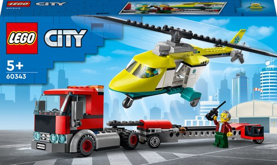 LEGO 60343 REDDINGSHELIKOPTER TRANSPORT LE TRANSPORT DE L¿