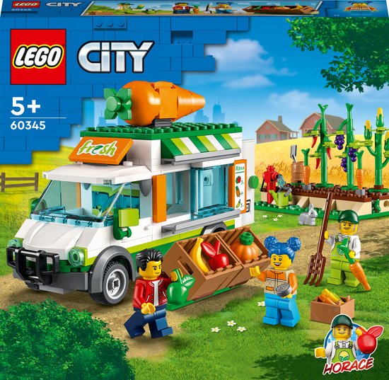 LEGO 60345 BOERENMARKT WAGEN LE CAMION DE MARCHÉ DES FERMI