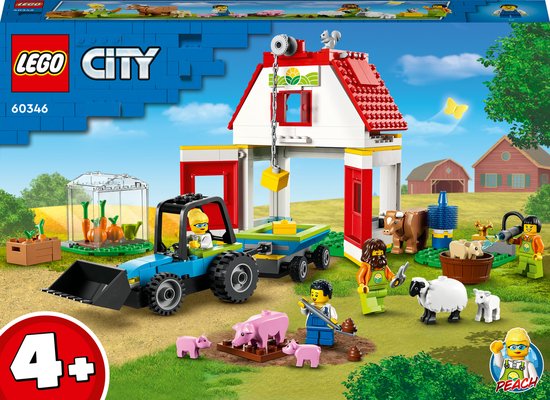 LEGO® City 60346 Schuur en boerderijdieren