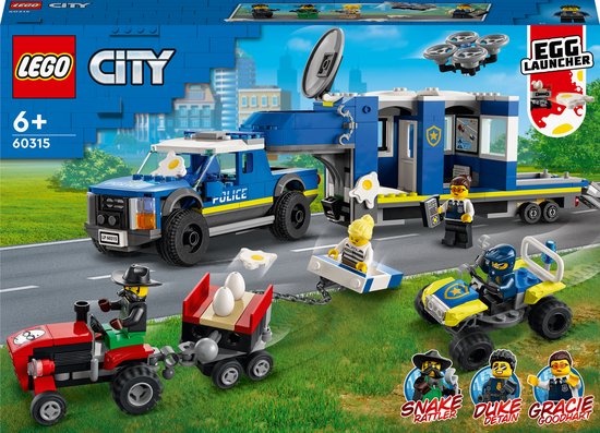 LEGO 60315 MOBIELE COMMANDOWAGEN POLITIE LE CAMION DE COMM