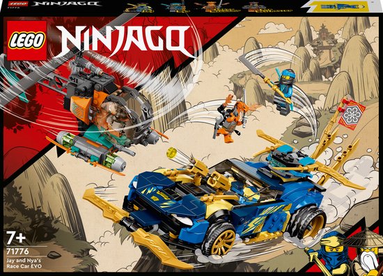 LEGO Ninjago 71776 Jay en Nya's Racewagen