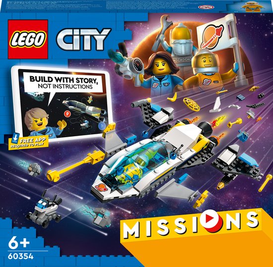 LEGO City - Ruimteschip voor verkenningsmissies op Mars constructiespeelgoed 60354