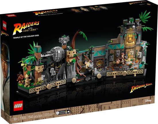 LEGO Indiana Jones - Tempel van het Gouden Beeld constructiespeelgoed 77015