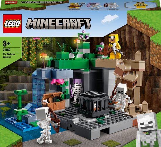 LEGO 21189 MINECRAFT: DE SKELETKERKER MINECRAFT: LE DONJON
