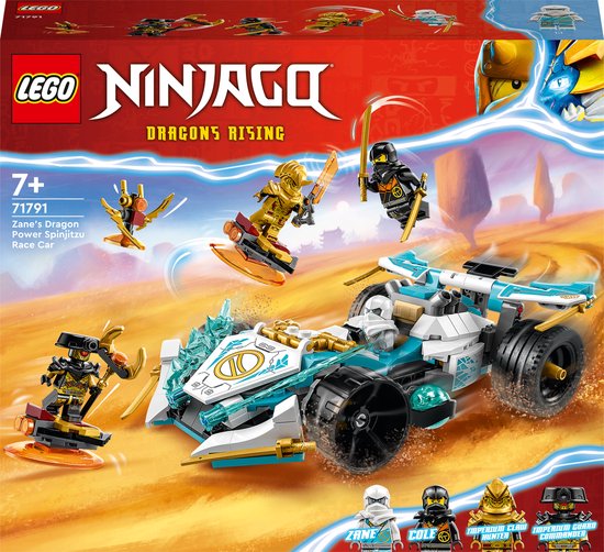 LEGO Ninjago 71791 Zane's Drakenkracht Spinjitzu Racewagen
