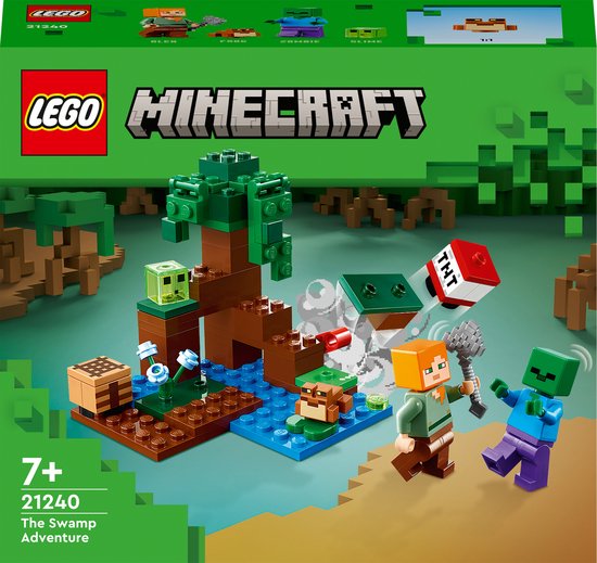 LEGO Minecraft - Het Moerasavontuur constructiespeelgoed 21240