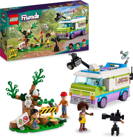 LEGO Friends - Nieuwsbusje constructiespeelgoed 41749