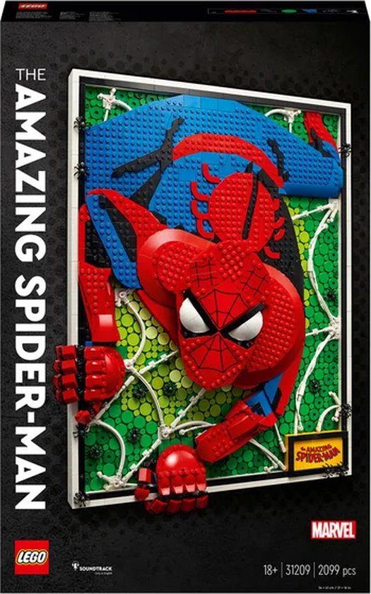 LEGO Art - De geweldige Spider-Man constructiespeelgoed 31209
