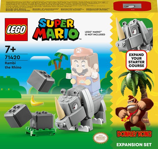 Uitbreidingsset: Rambi de neushoorn 71420 LEGO® Super Mario™