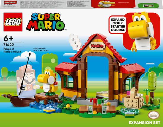 LEGO Super Mario Picknick bij Mario's Huis Uitbreidingsset - 71422