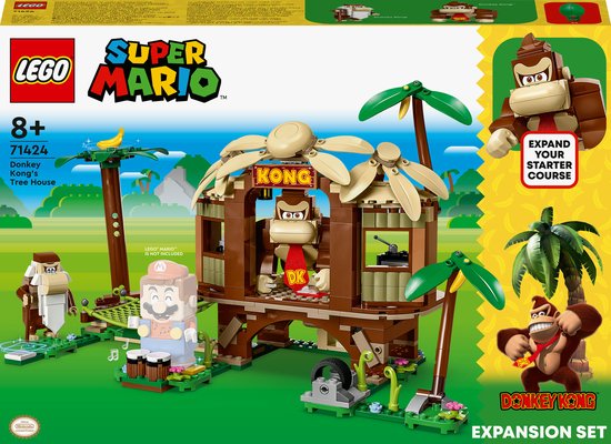 LEGO Super Mario - Uitbreidingsset: Donkey Kongs boomhut constructiespeelgoed 71424