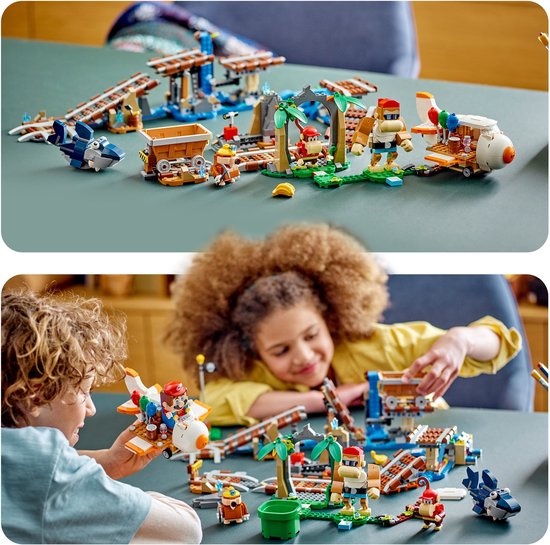 LEGO Super Mario - Uitbreidingsset: Diddy Kongs mijnwagenrit constructiespeelgoed 71425