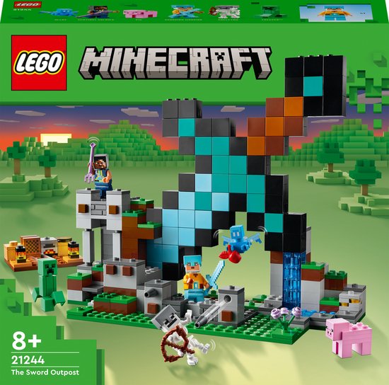 LEGO® Minecraft® 21244 Uitvalbasis Zwaard
