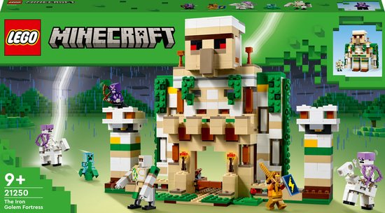 LEGO Minecraft 21250 Het Ijzergolemfort