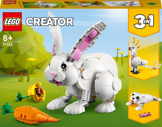 LEGO Creator 3-in-1 - Wit konijn constructiespeelgoed 31133