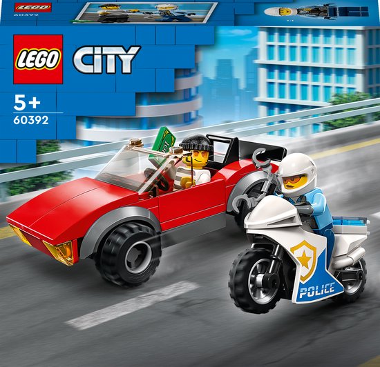 LEGO® City 60392 Politie motorachtervolging