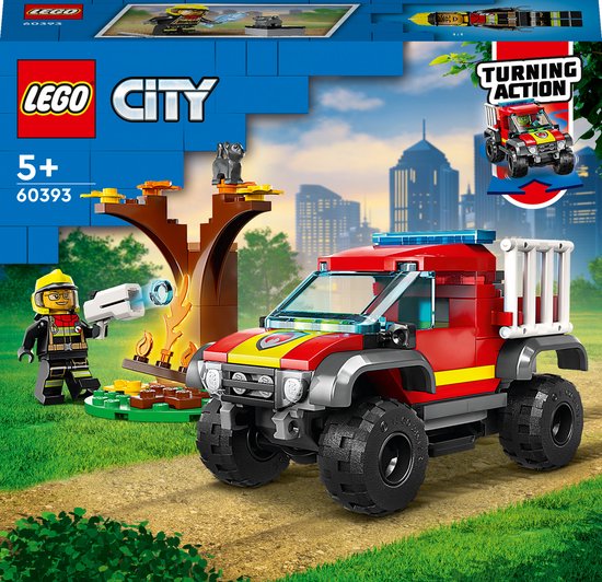 Lego City 60393 4x4 Brandweertruck Redding
