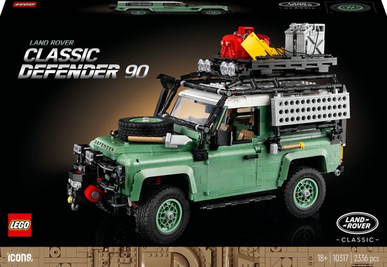 LEGO® Icons 10317 Land Rover Classic Defender 90 Fnac Exclusief