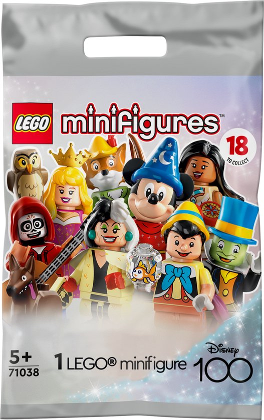 LEGO 71038 Minifiguren 100 jaar Disney (Verrassingszakje, 1 Minifiguur per verpakking)