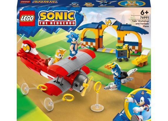 Tails' werkplaats en Tornado vliegtuig 76991 LEGO® Sonic the Hedgehog™