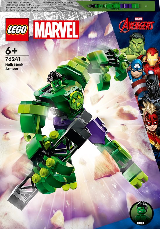 LEGO Marvel - Hulk mechapantser constructiespeelgoed 76241