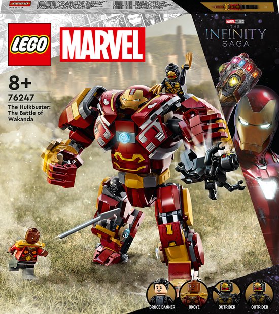 LEGO Marvel - De Hulkbuster: De slag om Wakanda constructiespeelgoed 76247