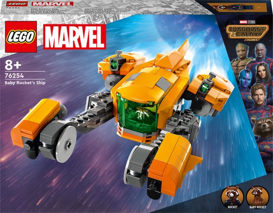 LEGO Marvel - Het schip van Baby Rocket constructiespeelgoed 76254