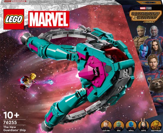 LEGO Marvel - Het schip van de nieuwe Guardians constructiespeelgoed 76255