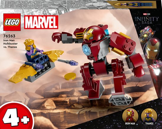 LEGO Marvel - Iron Man Hulkbuster vs. Thanos constructiespeelgoed 76263