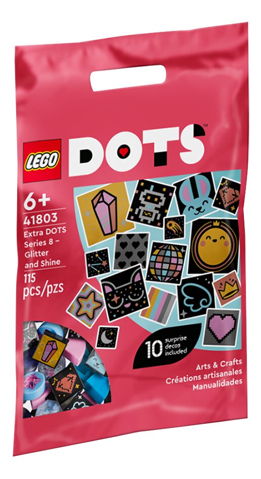 LEGO DOTS 41803 Extra DOTS - serie 8 – Glitters en glans