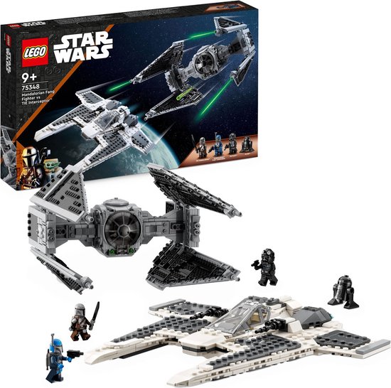 Mandalorian Fang Fighter vs. TIE Interceptor™ 75348 LEGO® Star Wars™