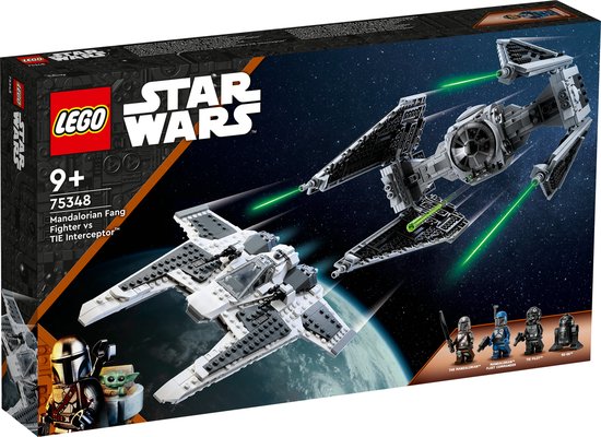 LEGO Star Wars - Mandalorian Fang Fighter vs. TIE Interceptor constructiespeelgoed 75348