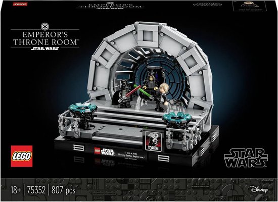 Troonzaal van de keizer diorama 75352 LEGO® Star Wars™