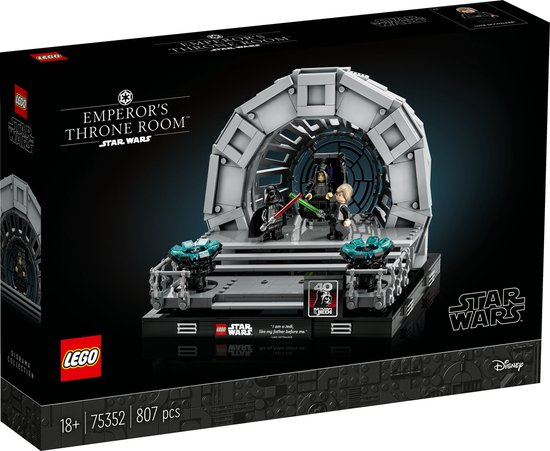 LEGO Star Wars - Troonzaal van de keizer diorama constructiespeelgoed 75352