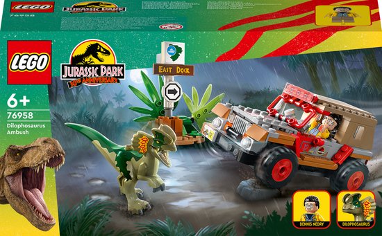 Lego Jurrassic World 76958 Dilophosaurus hinderlaag