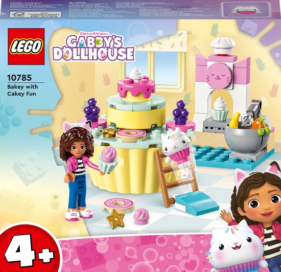 LEGO Gabby's Dollhouse 10785 Bakken met Cakey