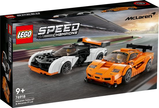 LEGO Speed Champions - McLaren Solus GT&McLaren F1 LM constructiespeelgoed 76918