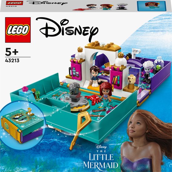 LEGO Disney - De Kleine Zeemeermin verhalenboek constructiespeelgoed 43213