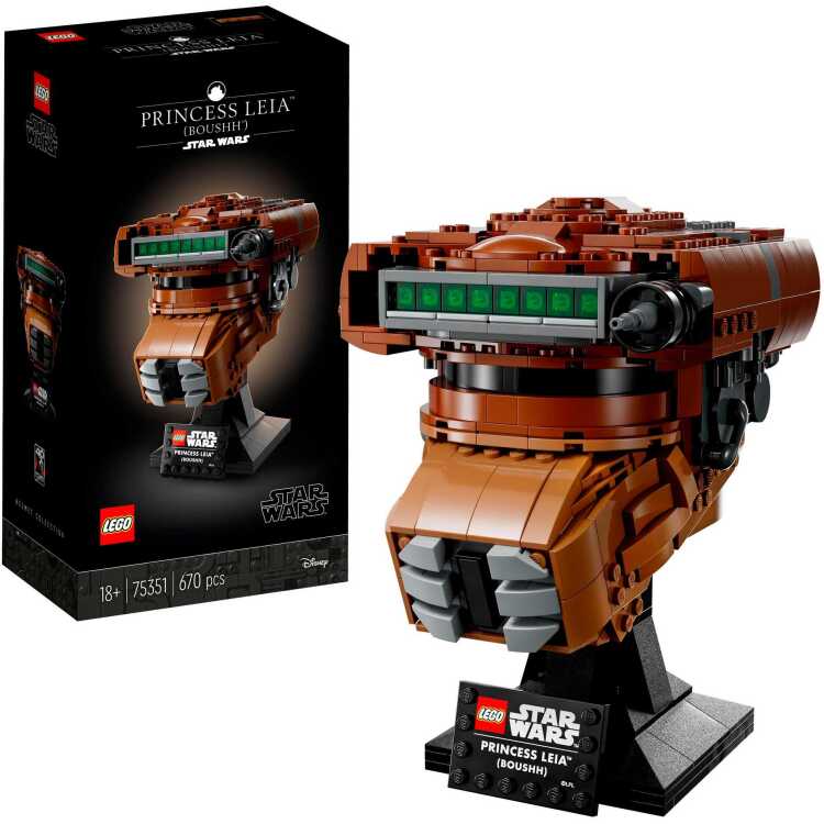 LEGO Star Wars - Prinses Leia (Boushh) Helm constructiespeelgoed 75351